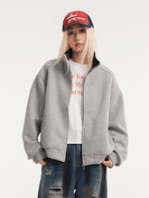 Stand - Collar Zip Sweatshirt Jacket - COPPING THREADS - CATTEE